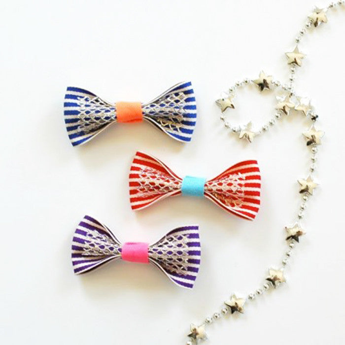 Neon Stripe Clip by Hello Shiso
