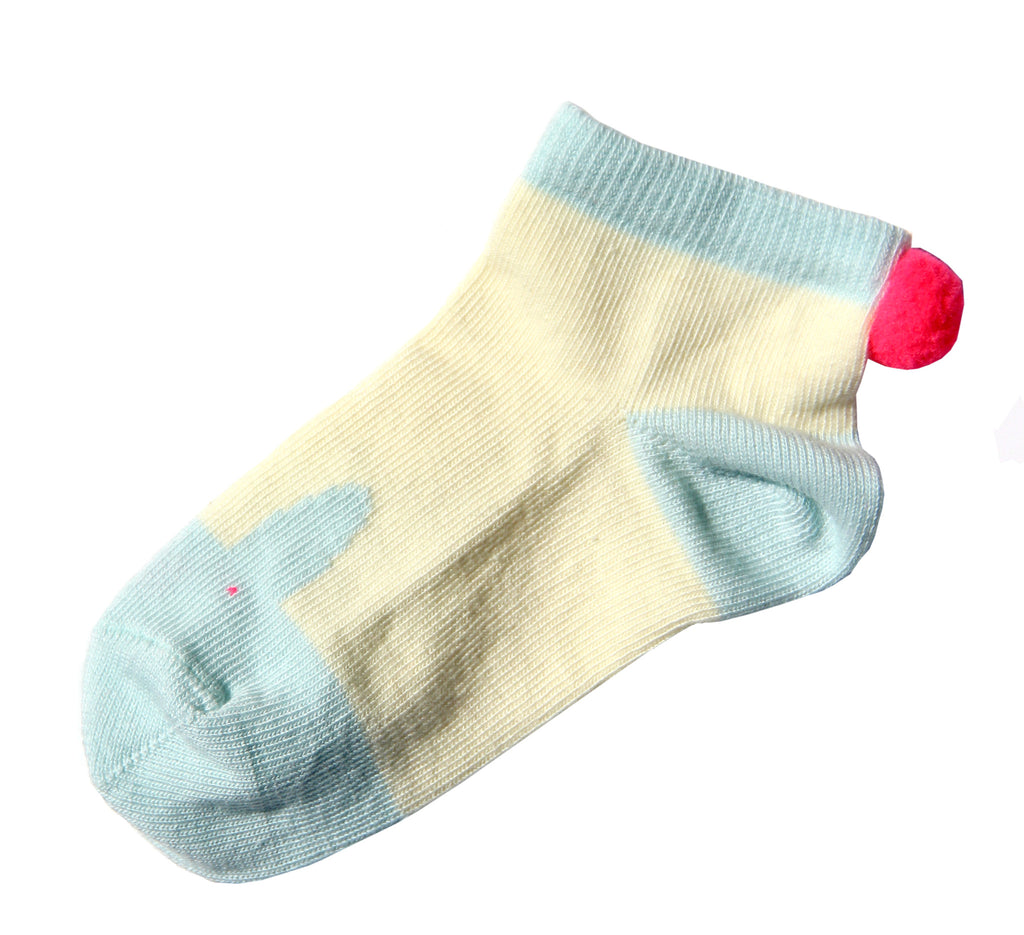 Pistache Bunny Socks by Emile et Ida