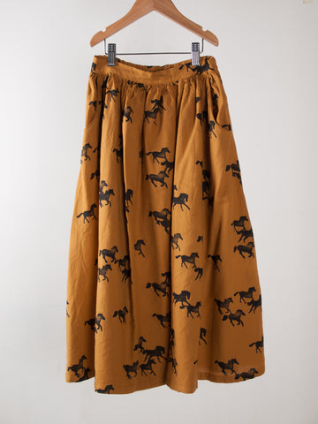 NEW! Horses Long Skirt by Bobo Choses