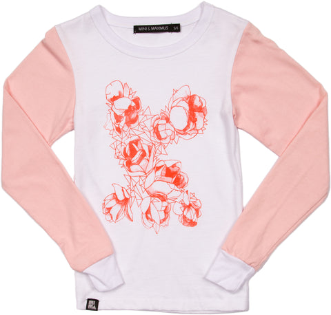 Like Roses L/S Tee by Mini and Maximus