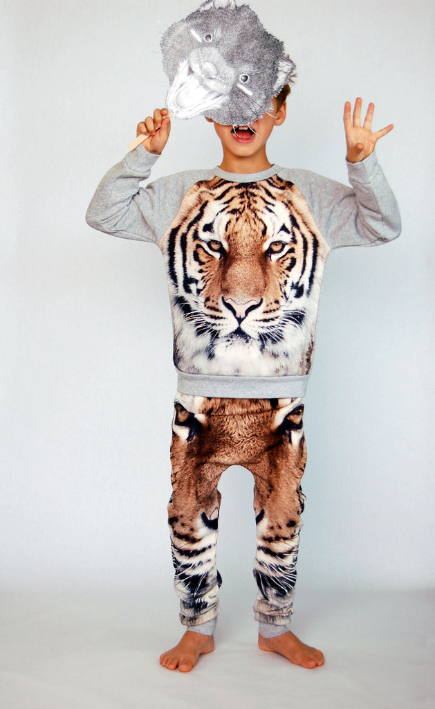 Tiger Print Sweat by Popup Shop