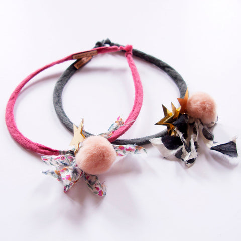 Star PomPom Hairband by Atsuyo et Akiko