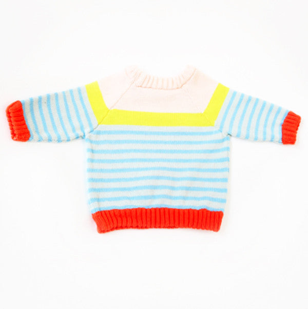 Springy Multi Stripe Sweater by Degen - SALE ITEM