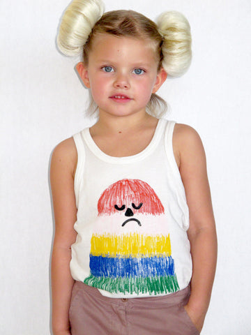 Mr. Puzzled Tank Top by Bobo Choses