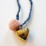 Golden Heart Necklace by Atsuyo et Akiko